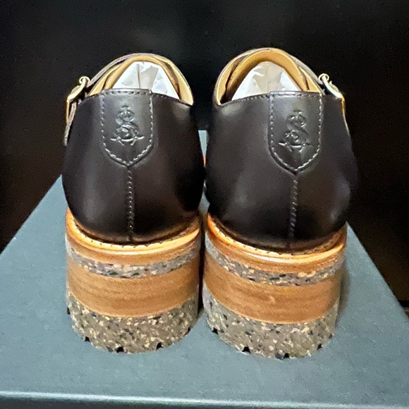 NIB The Office of Angela Scott Ms. Francoise Monkstrap in Chocolate Brown - Picture 10 of 14